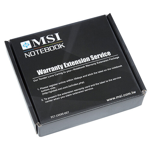 MSI P65 8RE-018FR Creator + MSI Sleeve Bag OFFERT + Extension de garantie 1 an supplémentaire pas cher