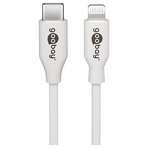 Goobay Câble Lightning to USB-C (M/M) - 2M - Blanc pas cher