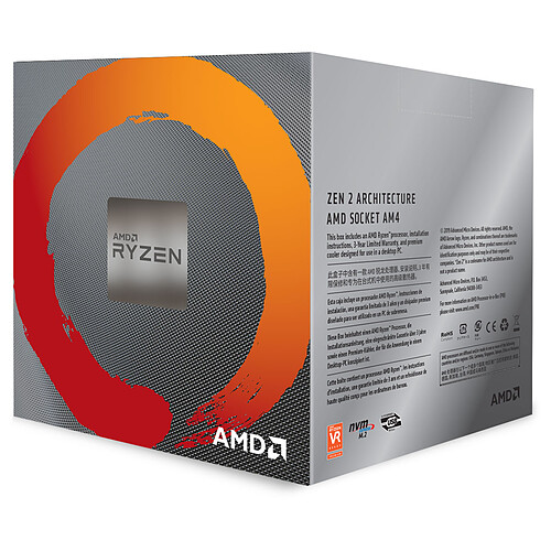 AMD Ryzen 7 3800X Wraith Prism LED RGB (3.9 GHz / 4.5 GHz) pas cher