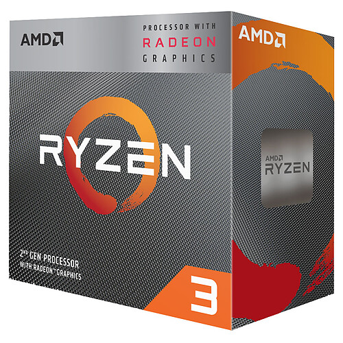 AMD Ryzen 3 3200G Wraith Stealth Edition (3.6 GHz / 4 GHz) pas cher