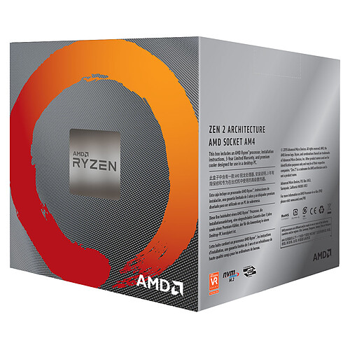 AMD Ryzen 7 3700X Wraith Prism LED RGB (3.6 GHz / 4.4 GHz) pas cher