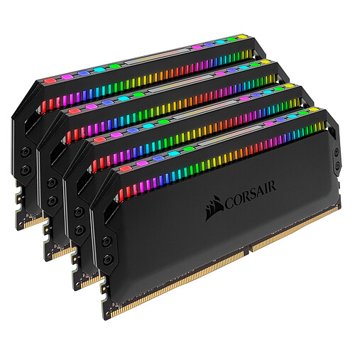 Corsair Dominator Platinum RGB 32 Go (4 x 8 Go) DDR4 4266 MHz CL19 pas cher