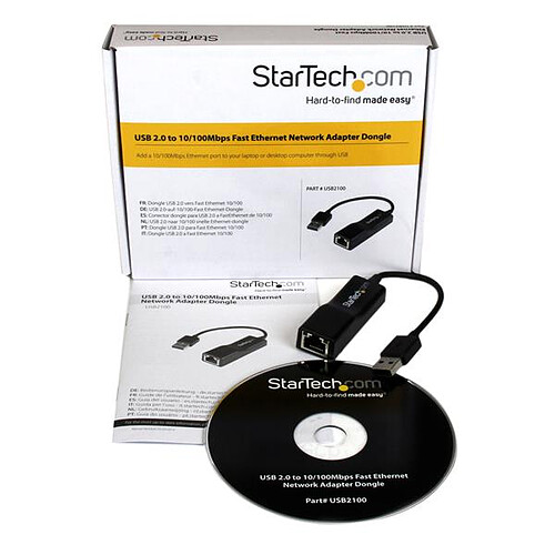 StarTech.com Adaptateur réseau Ethernet 10/100 Mbps (USB 2.0) pas cher