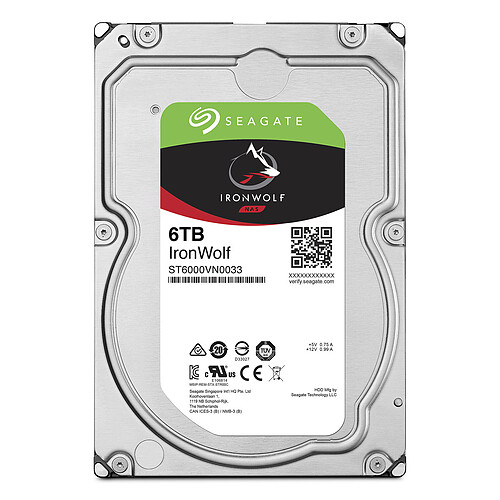 Seagate IronWolf 6 To (ST6000VN0033) pas cher