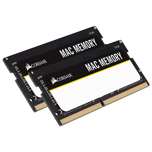Corsair Mac Memory SO-DIMM 32 Go (2x 16 Go) DDR4 2666 MHz CL18 pas cher