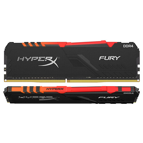 HyperX Fury RGB 16 Go (2x 8 Go) DDR4 3200 MHz CL16 pas cher
