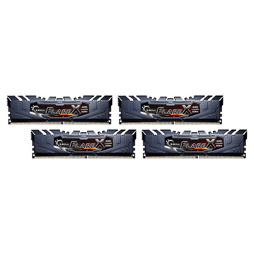 G.Skill Flare X Series 32 Go (4 x 8 Go) DDR4 3200 MHz CL16 pas cher