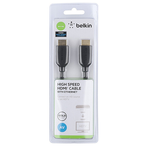 Belkin Câble HDMI 2.0 Premium Gold avec Ethernet - 5 m pas cher