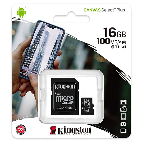 Kingston Canvas Select Plus SDCS2/16GB pas cher