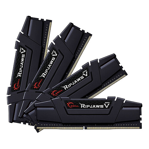 G.Skill RipJaws 5 Series Noir 128 Go (4 x 32 Go) DDR4 3200 MHz CL14 pas cher