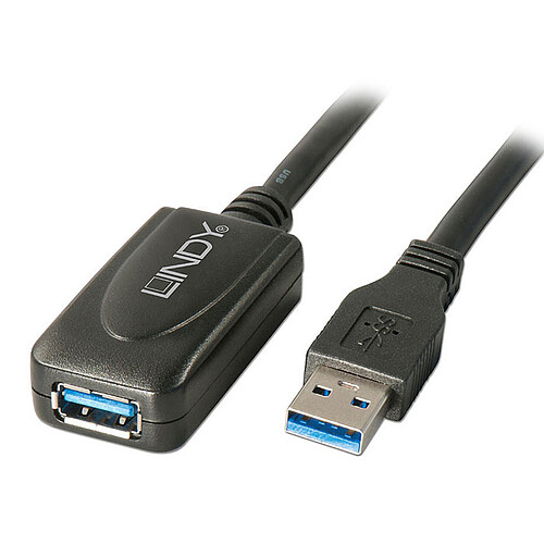 Lindy Rallonge active USB 3.0 - 5 m pas cher