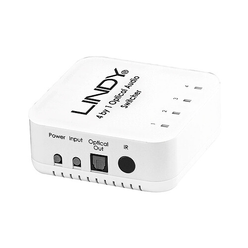 Lindy switch audio optique Toslink (4 ports) pas cher