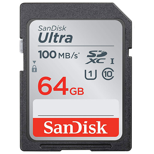 SanDisk Ultra SDXC UHS-I U1 64 Go pas cher