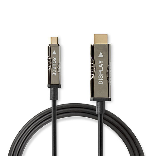 Nedis Câble USB-C vers HDMI COA 10 m Noir pas cher