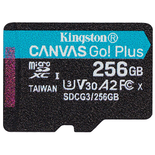 Kingston Canvas Go! Plus SDCG3/256GB pas cher