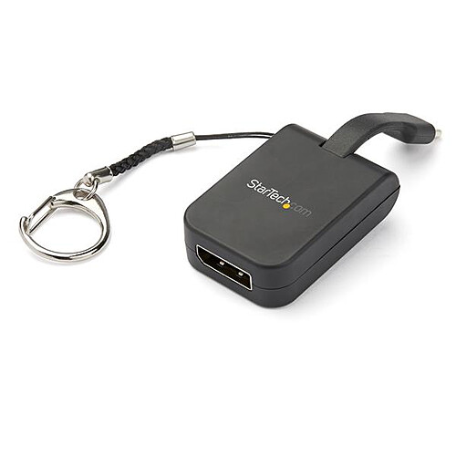 StarTech.com Adaptateur USB-C vers DisplayPort 4K 60Hz avec porte-clés et câble incorporé - M/F pas cher