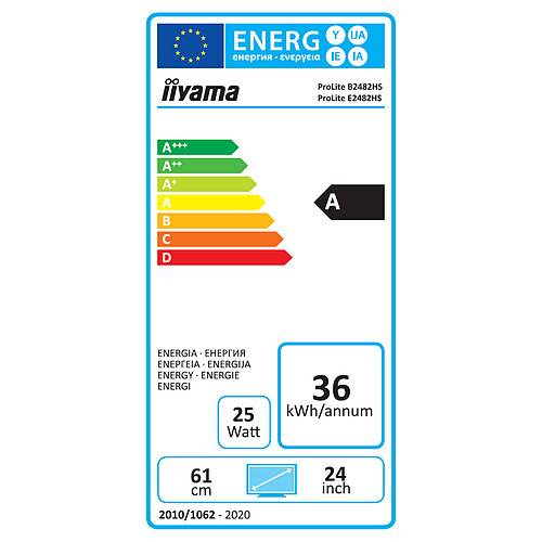 iiyama 24" LED - ProLite E2482HS-B5 pas cher