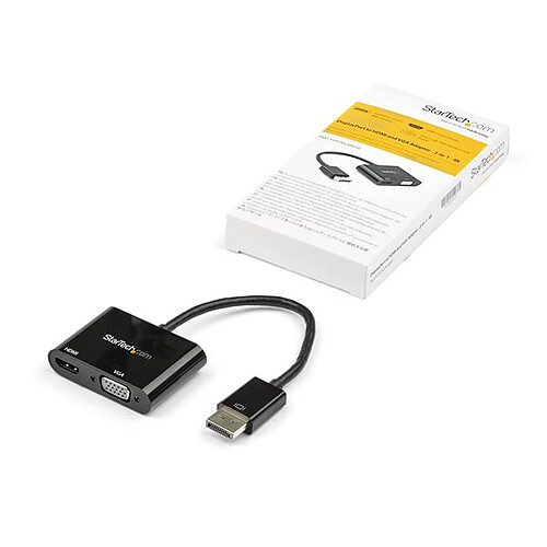 StarTech.com Câble Adaptateur DisplayPort vers HDMI / VGA Multiport pas cher