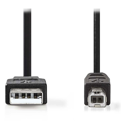 Nedis Câble USB 2.0 A/B - 1 m pas cher