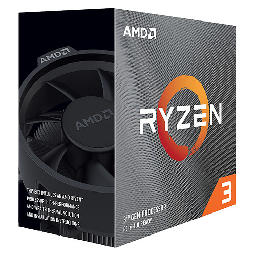 AMD Ryzen 3 3100 Wraith Stealth (3.6 GHz / 3.9 GHz) pas cher