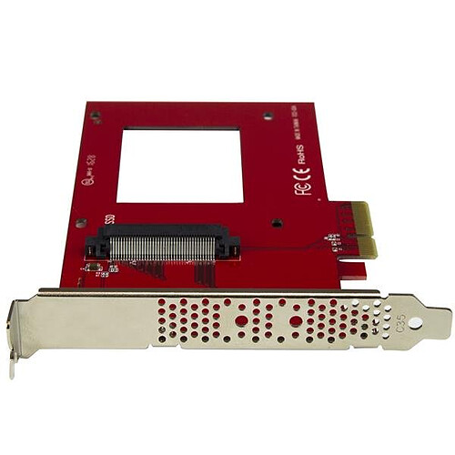 StarTech.com Carte contrôleur U.2 vers PCIe pour SSD U.2 NVMe - SFF-8639 - PCI Express 3.0 x4 pas cher