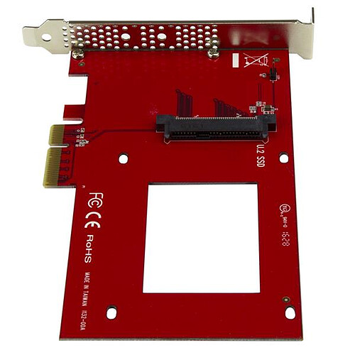 StarTech.com Carte contrôleur U.2 vers PCIe pour SSD U.2 NVMe - SFF-8639 - PCI Express 3.0 x4 pas cher
