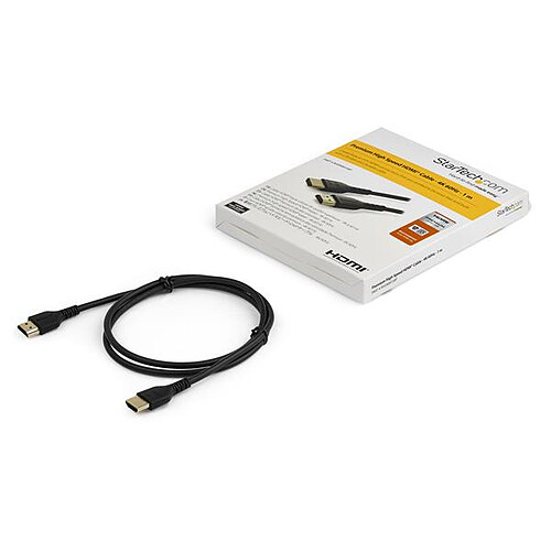 StarTech.com Câble HDMI 4K 60 Hz avec Ethernet - Premium - 1 m pas cher