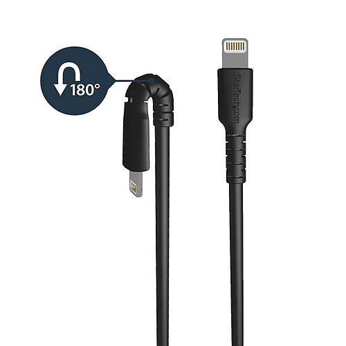 StarTech.com Câble USB Type-A vers Lightning - renforcé - 2 m - Noir pas cher