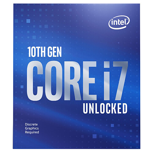 Intel Core i7-10700KF (3.8 GHz / 5.1 GHz) pas cher