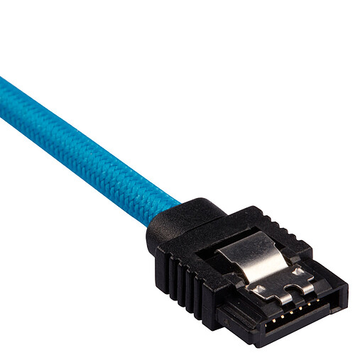 Corsair Câbles SATA gainés 30 cm (coloris bleu) pas cher