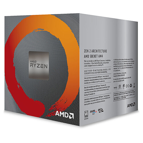 AMD Ryzen 5 3600XT Wraith Spire (3.8 GHz / 4.5 GHz) pas cher