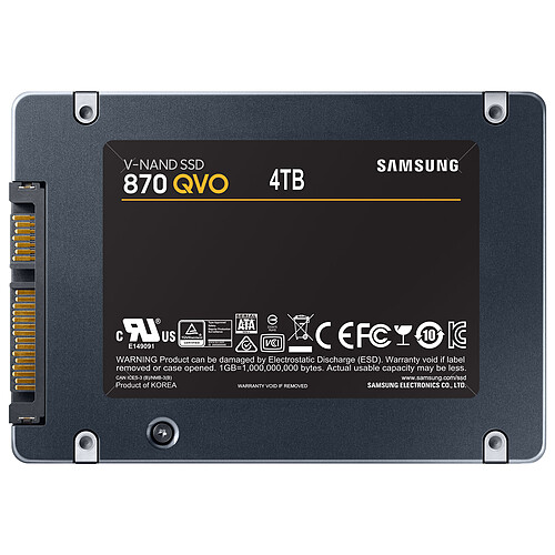 Samsung SSD 870 QVO 4 To pas cher