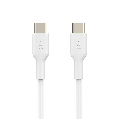 Belkin 2x câbles USB-C vers USB-C (blanc) - 1 m pas cher