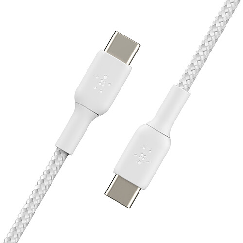 Belkin Câble USB-C vers USB-C renforcé (blanc) - 1 m pas cher