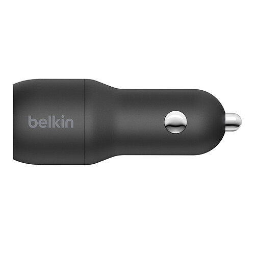 Belkin Boost Charge Chargeur de voiture 2 ports USB-A (24 W) sur prise allume-cigare avec câble USB-A vers micro-USB 1 m pas cher