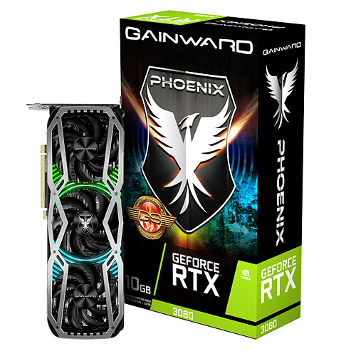 Gainward GeForce RTX 3080 Phoenix GS (Golden Sample) (LHR) pas cher