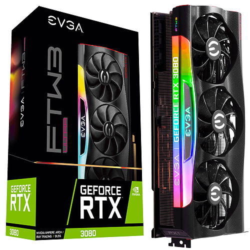 EVGA GeForce RTX 3080 FTW3 ULTRA GAMING pas cher