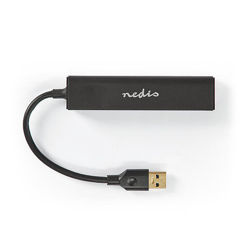 Nedis Hub USB 4 Ports USB 3.0 Noir pas cher