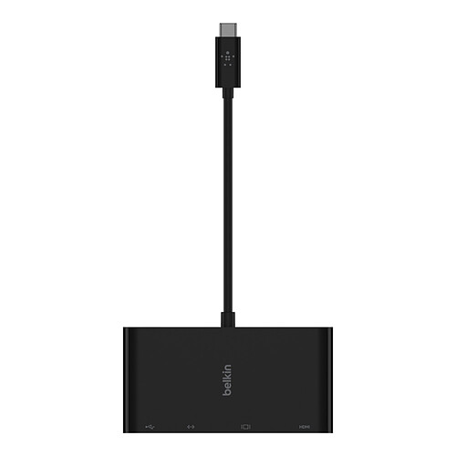 Belkin Adaptateur USB-C avec 1x HDMI 4K, 1x VGA et RJ45 pas cher