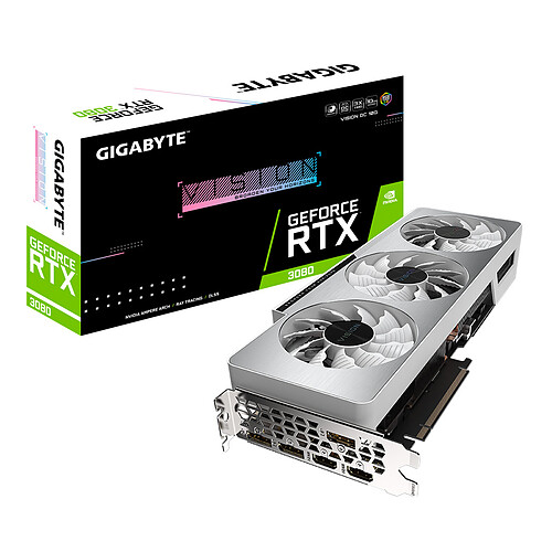Gigabyte GeForce RTX 3080 VISION OC 10G (rev. 2.0) (LHR) pas cher