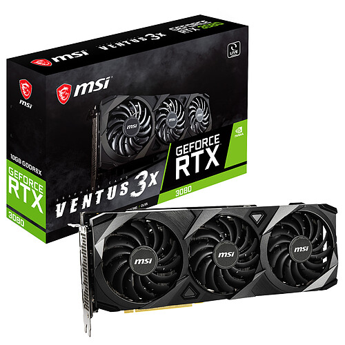 MSI GeForce RTX 3080 VENTUS 3X 10G OC pas cher