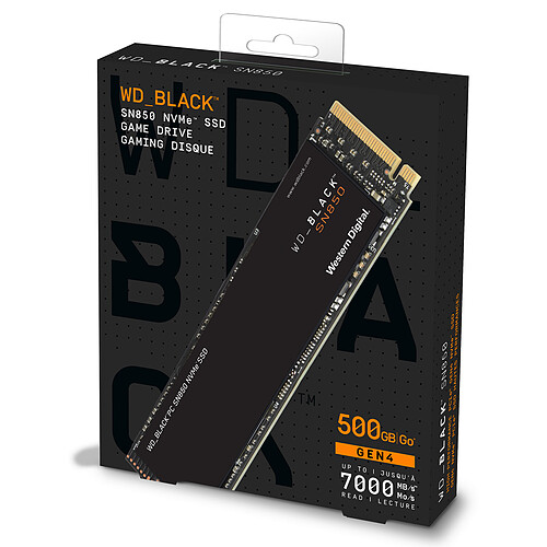 Western Digital SSD WD Black SN850 500 Go pas cher