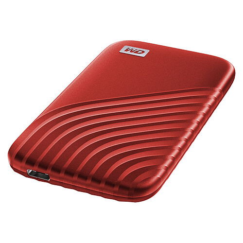 WD My Passport SSD 500 Go USB 3.1 - Rouge pas cher