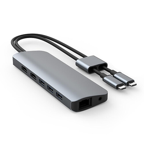 HyperDrive Viper USB-C 10-en-2 (Gris) pas cher