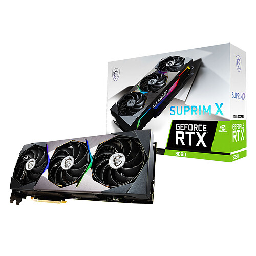 MSI GeForce RTX 3080 SUPRIM X 10G pas cher
