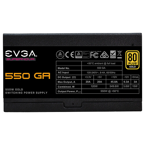 EVGA SuperNOVA 550 GA pas cher
