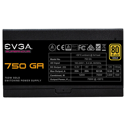 EVGA SuperNOVA 750 GA pas cher