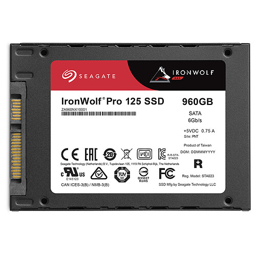 Seagate SSD IronWolf Pro 125 960 Go pas cher