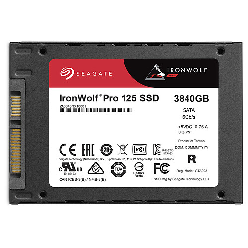 Seagate SSD IronWolf Pro 125 3.84 To pas cher