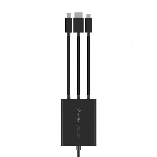 Belkin Câble HDMI/USB-C/Mini-DP vers HDMI - 2.4 m pas cher